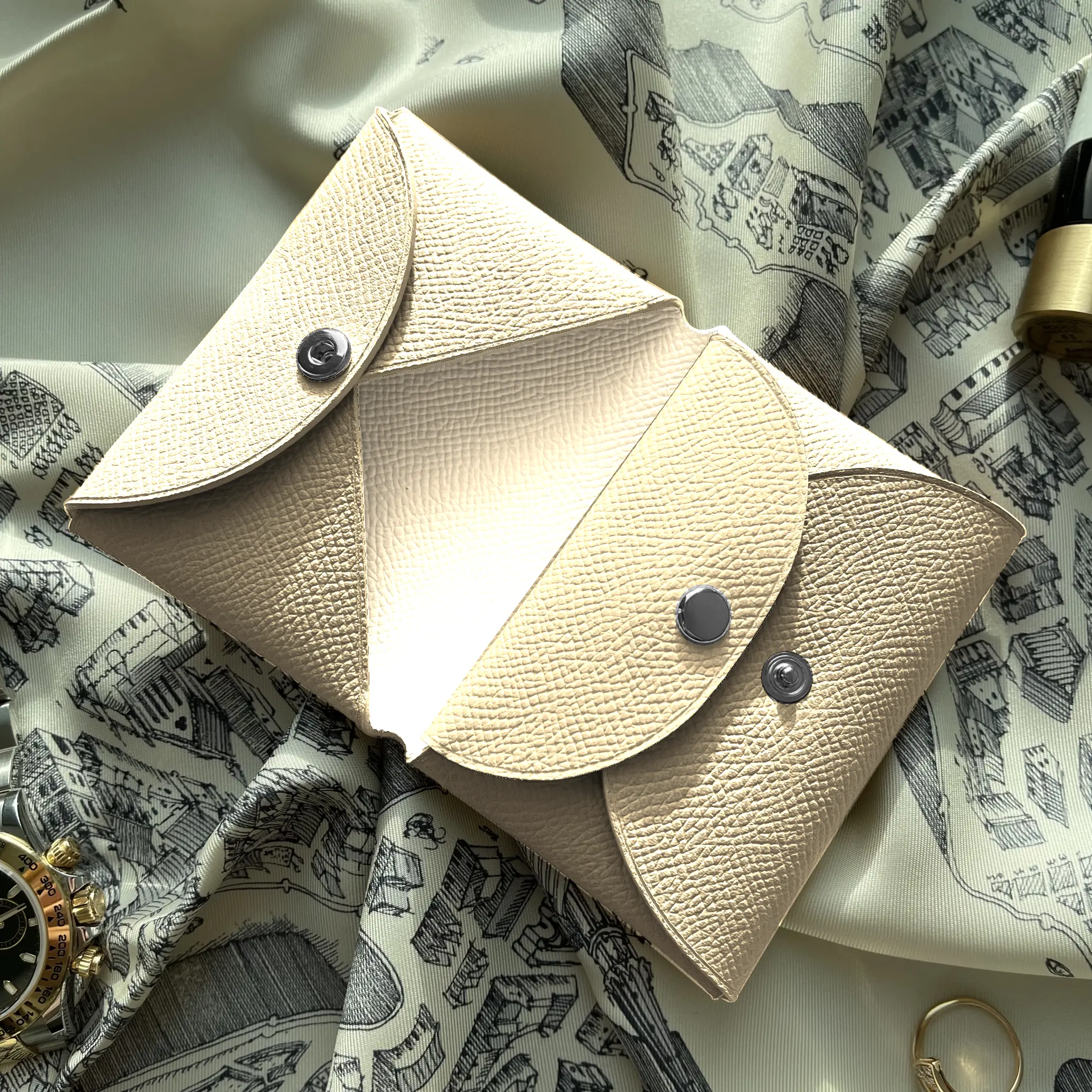 Calvi Duo Card & Coin Holder - Bespoke Colourway
